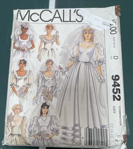 Vintage 80er McCall's 9452 Braut- oder Brautjungfernkleid - Bild 1 von 6
