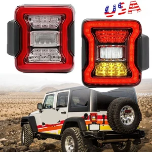 LED Tail Lights Rear Lamp Turn Signal For Jeep Wrangler JL 2018-2021 EU Version - Picture 1 of 14