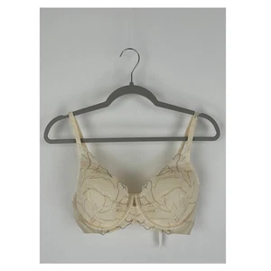 Soma Plunge BH Linework Metallic Stickerei Damen Größe 36DD Champagner Defekt - Bild 1 von 10