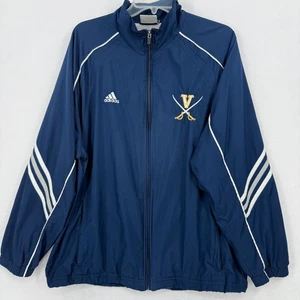Adidas Virginia Cavaliers Trainingsjacke Herren Navy Full Zip Größe M Climalite gefüttert - Bild 1 von 11