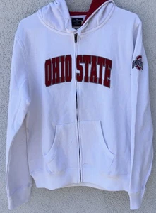 Colosseum Ohio St. Buckeyes Embroidered Women’s Large Full Zip Jacket W/Hood NWT - Picture 1 of 8