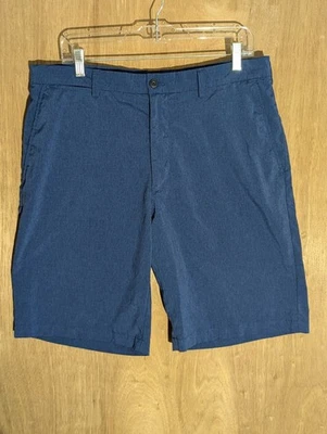 Pantalones cortos de golf PGA Tour para hombre talla 34x10 pulgadas frente plano elástico secado rápido azul Foto 1 de 4