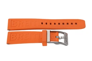 Breitling Orange Diver Pro Kautschukband 173S + Buckle A16SS.1 für 18mm Lug - Bild 1 von 6