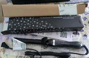 NEW Beachwaver Co. Women's 1 in. Ceramic Barrel B1 Curling Iron, Black Sparkle - Picture 1 of 6