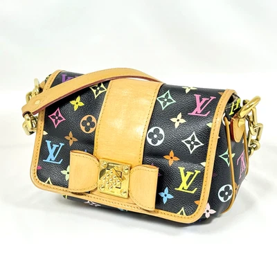 Bolso de Hombro Louis Vuitton Negro Monograma Multicolor Patty M40306 SR0161 RankAB Foto 1 de 4