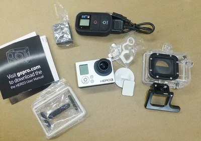 GoPro Hero 3 with Wireless Remote & Accessories - Image 1 of 4