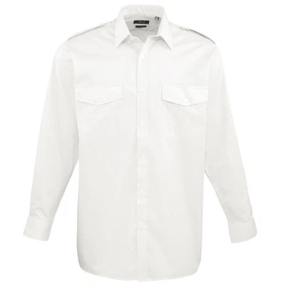 Premier - Camicia Manica Lunga Stile Pilota - Uomo - Immagine 1 di 4