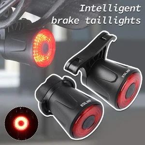 Bike Smart Auto Brake Sensing Light LED Charging Cycling Light₪ Taillight C6X1 - Picture 1 of 14