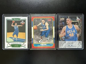 2008-09 Bowman #115 + Fleer #167 + Upper Deck First Edition #263 Kevin Love RC - Picture 1 of 2