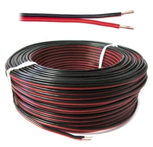 Wire multipolar Flat cable section 2x0,75 mmq Red Black - Picture 1 of 1