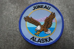 Juneau Alaska Woven Cloth Patch Badge (L89S) - Picture 1 of 2