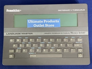 Franklin Language Master™️ Dictionary & Thesaurus LM2000B 📖1987🔥🔥🔥 - Picture 1 of 9