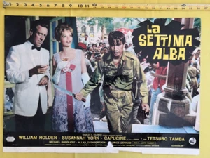 1964 THE 7TH DAWN Holden Susannah York Movie Italian Fotobusta Poster ORIG F20-4 - Bild 1 von 2