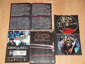 NINJA SCROLL EDICION ESPECIAL 10º ANIVERSARIO ANIME EN DVD AÑO 1994 BUEN ESTADO - Imagen 1 de 2