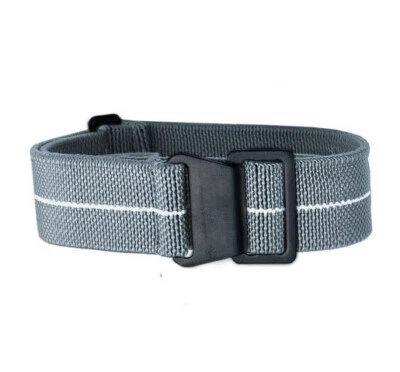 Cinturino Nato in Nylon elastico 20mm GRIGIO - Militare paracadute orologio - Immagine 1 di 4