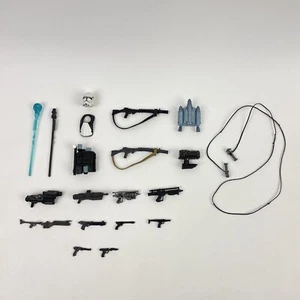 Star Wars Action Figure Weapons Accessories Blasters Lot - Picture 1 of 6