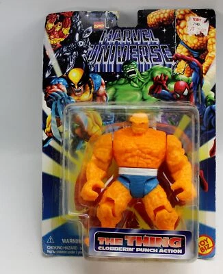Marvel Universe The Thing Clobberin Punch Action Toy Biz 1996 Foto 1 de 3
