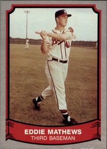 1989 (BB) Pacific Legends II #116 Eddie Mathews