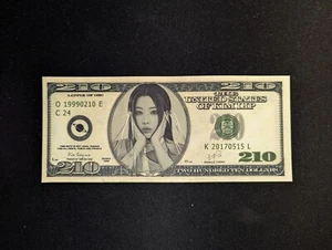 ODD EYE CIRCLE / LOONA - Kim Lip Dollar Bills K-pop Novelty Merch - Picture 1 of 2