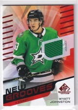 2022-23 UD SP GAME USED NEW GROOVES ROOKIE JERSEY STARS WYATT JOHNSTON