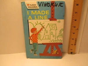 beginning reader I MADE A LINE by LEONARD KESSLER 1962 Wonder Books hc - Imagen 1 de 6