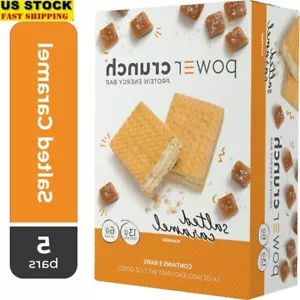 Protein Bars Salted Caramel 13g Protein 6g Sugar No Sugar Alcohols 5 Count New - Picture 1 of 12