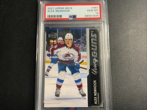 2021-22 Upper Deck Alex Newhook Young Guns Rookie RC #461 PSA 10 GEM MINT