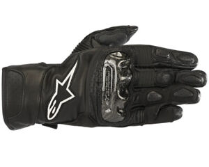 Alpinestars Stella SP-2 Womens Leather Motorcycle Gloves Black LG