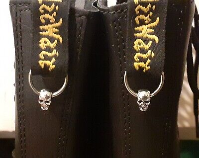 Skull Charms For Dr Martens Boot Drop Dangle Accessories 1 Pair • 5.99£