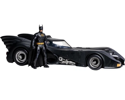 McFarlane Toys DC Multiverse Batman Batmobile 1989 Gold Label 2pk Amazon PRESALE Cover