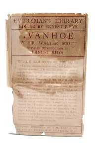 Ivanhoe - Sir Walter Scott - Leather Bound - Everyman's Library - 1906 - 1st Ed.