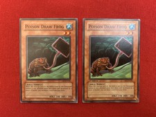 2x Poison Draw Frog (CRV-EN028 1st EdItion & CRV-EN028) Yu-Gi-Oh! Monster Card