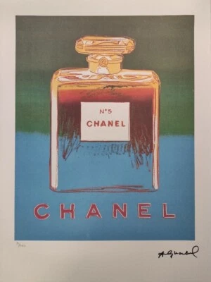 Litografía firmada por Andy Warhol - Chanel - Certificado Leo Castelli Foto 1 de 4