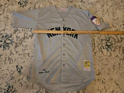 New York Yankees Mickey Mantle Talla Med..Bonito.Cosido Foto 1 de 4