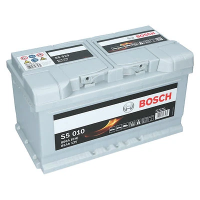 Bosch S5 010 12V 85Ah 800 A EN Autobatterie Starterbatterie ersetzt 80Ah 90Ah - Bild 1 von 4