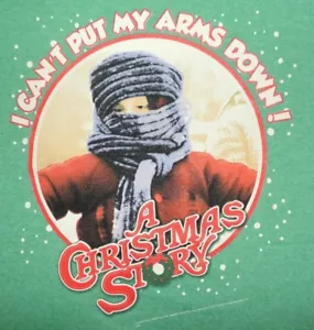 A Christmas Story T-Shirt I Can't Put My Arms Down! Randy Classic Movie Ralphie - Bild 1 von 1