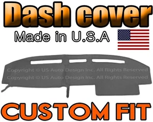 Fits 1987-1989 TOYOTA 4RUNNER DASH COVER MAT DASHBOARD PAD / CHARCOAL GREY - Picture 1 of 5