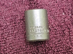 Proto Professional 6913M-PKM 13mm Magnetic Impact Socket 6 Pt. 1/4" Dr. NOS - Picture 1 of 4