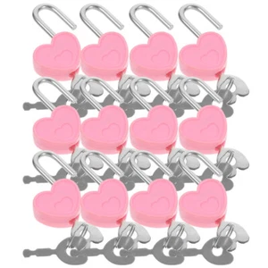 24 Set Mini Herzschloss Kind Reisen Tagebuchschlösser -Schließfach - Bild 1 von 12