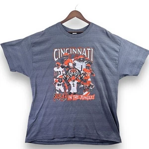 Suna Cincinnati Bengals Champions Men's T Shirt 2XL Gray NFL Football - Picture 1 of 8