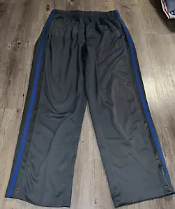 Nike Trainingshose Sport Jogginghose Gr. Large Warmup grau & blau Herren Swoosh - Bild 1 von 9