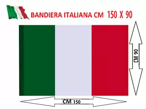 🇮🇹 BANDIERA NAZIONALE ITALIA ITALIANA TRICOLORE CON ASOLA EUROPEI CALCIO - Imagen 1 de 11