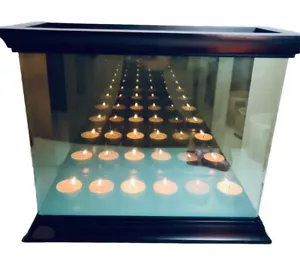 1990's P90943 Partylite Infinite Reflections Tea light, Pillar Candle Holder - Picture 1 of 12