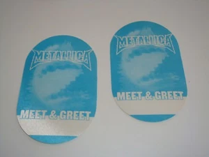 METALLICA 2 UNBENUTZTE BACKSTAGE TICKET PÄSSE Pass Madly in Anger mit World Tour - Bild 1 von 3