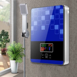 New 4500W Electric Tankless Instant Hot Water Heater For Bathroom Shower Kitchen - Picture 1 of 11