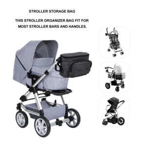 Universal Baby Trolley Aufbewahrung Wagen Tasche Kinderwagen Buggy Kinderwagen Organizer - Bild 1 von 12