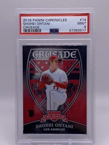 ๐๐จ SHOHEI OHTANI 2018 PANINI CHRONICLES CRUSADE RC PSA 9 GEM ROOKIE #14 โพ๏ธ๐ฅ17 - Picture 1 of 6