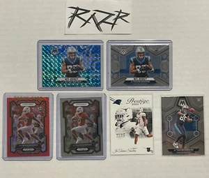 2024 JA’TAVION SANDERS ROOKIE TE LOT MOSAIC PRIZM PRESTIGE PANTHERS LONGHORNS - Picture 1 of 7