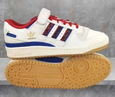 adidas Forum 84 Low Off Men's Size 10 White Scarlet Collegiate Royal GV9606 - Image 1 of 4