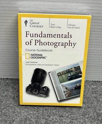The Great Courses Fundamentals of Photography 4 DVDs & Guidebook Book New Sealed - Image 1 of 4